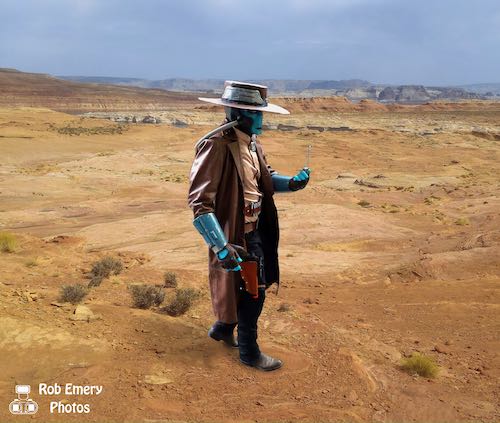 Cad Bane searching for Grogu